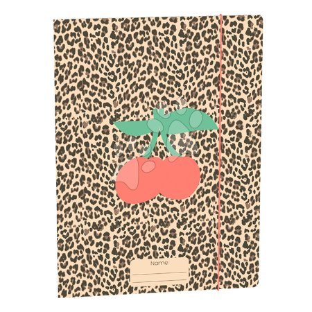 Boxy na zošity - Školní desky na sešity A4 File Folder Leopard Cherry Jeune Premier - 2