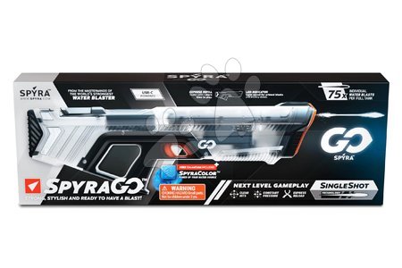 Water pistols - Vodná pištoľ s manuálnym nabíjaním vodou SpyraGO Clear Spyra - 4