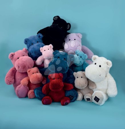 Plišaste živalce - Plišasti povodni konj Hip' Blue Hippo Exotique Histoire d’ Ours - 5