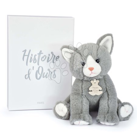 Plyšové a textilní hračky - Plyšová kočička Baby Cat Powder Grey Histoire d’Ours - 2