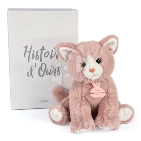 Jucării de pluș și textile - Pisicuță de pluș Baby Cat Powder Pink Histoire d’ Ours - 2