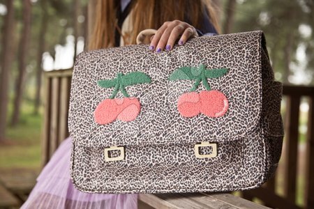 Školní aktovky - Školní aktovka It Bag Midi Leopard Cherry Jeune Premier - 4