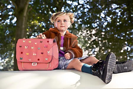 Školní aktovky - Školní aktovka It bag Mini Butterfly Pink Jeune Premier - 6