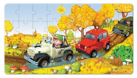 Dětské puzzle do 100 dílků - Puzzle Jankovo auto Janod - 2