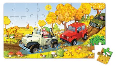 Dětské puzzle do 100 dílků - Puzzle Jankovo auto Janod - 6