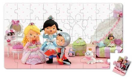 Dětské puzzle do 100 dílků - Puzzle Růženka si hraje na princeznu Janod - 6