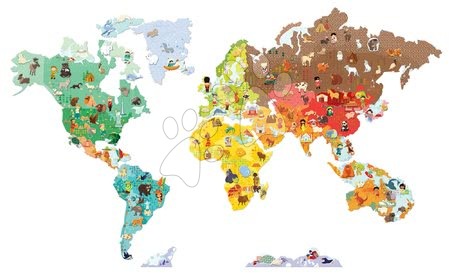 Magnetky pre deti - Magnetická dekorácia do detskej izby World Magneti' Stick Janod - 1