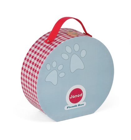 Dřevěné kuchyňky - Dřevěná sada nádobí Picnic Hamper Janod - 6