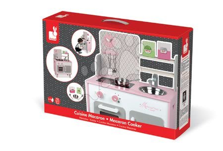 Dřevěné kuchyňky - Dřevěná kuchyňka Macaron Maxi Cooker Janod - 7