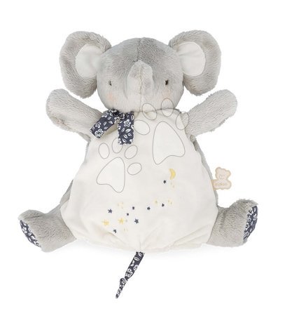 Pre detičky od narodenia - Plyšový sloník bábkové divadlo Elephant Doudou Puppet Petites Chansons Kaloo