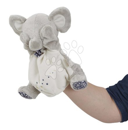 Soft puppets - Plush elephant puppet theater Elephant Doudou Puppet Petites Chansons Kaloo - 2