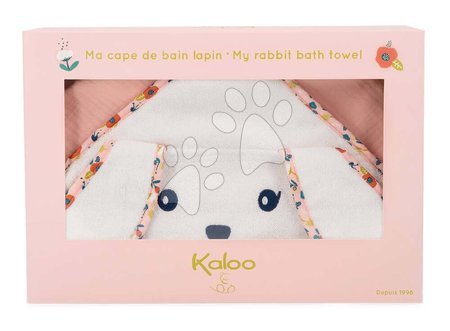 Telo da bagno per neonati - Telo da bagno con cappuccio per i più piccoli Coniglietto Bath Towel Dove K'Doux Kaloo - 2