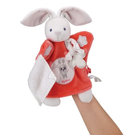 Alvókendők DouDou - Plüss nyuszi kesztyűbáb dédelgetéshez Imagine Doudou Kaloo - 1