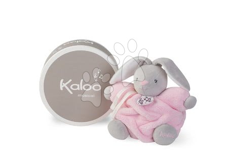 Pro miminka - Plyšový králíček Plume-P'tit Lapin Rose Musical Kaloo - 3