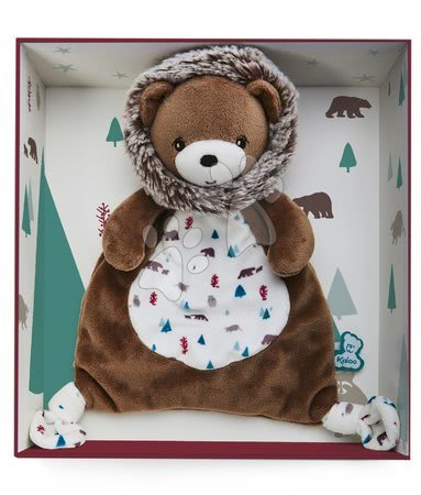 Hračky na mazlení DouDou - Plyšový medvěd na mazlení Doudou Gaston Bear Classique Filoo Kaloo - 2