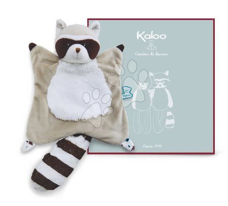 Hračky na mazlení DouDou - Plyšový medvídek mýval na mazlení Doudou Leon Raccoon Classique Filoo Kaloo - 1