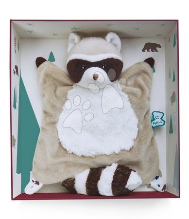 Hračky na mazlení DouDou - Plyšový medvídek mýval na mazlení Doudou Leon Raccoon Classique Filoo Kaloo - 2