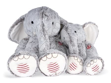 Jucării de pluș și textile - Elefant de pluș Noa Elephant Grey L Rouge Kaloo - 3