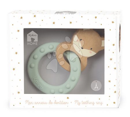 Legkisebbeknek - Rágóka fa rókával My Fox Teething Ring Home Kaloo - 4