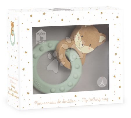 Legkisebbeknek - Rágóka fa rókával My Fox Teething Ring Home Kaloo - 5