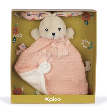 Alvókendők DouDou - Textil nyuszi dédelgetéshez Coquelicot Rabbit Poppy Doudou K'doux Kaloo - 3