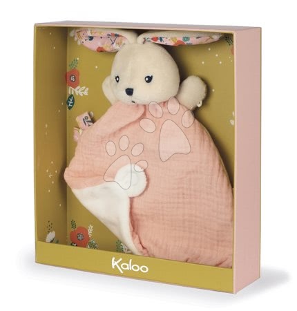 Alvókendők DouDou - Textil nyuszi dédelgetéshez Coquelicot Rabbit Poppy Doudou K'doux Kaloo - 5