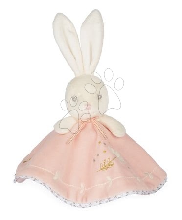 Alvókendők DouDou - Plüss nyuszi dédelgetéshez Round Doudou Rabbit Pink Perle Kaloo - 2