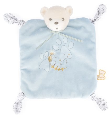 Pre detičky od narodenia - Plyšový medveď na maznanie Round Doudou Bear Blue Perle Kaloo