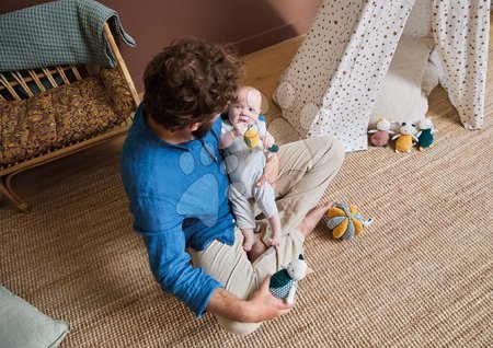 Hochets et jouets de dentition - Peluche jouet chat Maracas pour le développement des sens des bébés Stimuli Kaloo - 11