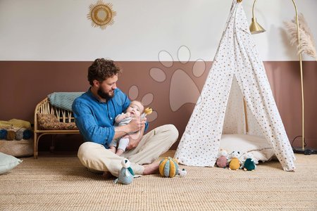 Hochets et jouets de dentition - Peluche jouet chat Maracas pour le développement des sens des bébés Stimuli Kaloo - 13