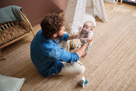 Spielzeuge über das Kinderbett - Plüschball mit einer Katze zur Entwicklung der Feinmotorik des Babys Hand-grip Ball Stimuli Kaloo - 16