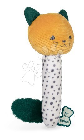 Hochets et jouets de dentition - Peluche jouet chat Maracas pour le développement des sens des bébés Stimuli Kaloo - 2