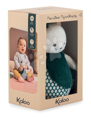 Hračky na mazlení DouDou - Plyšová kočička pro rozvoj smyslů miminka Cat Tumbler Stimuli Kaloo - 9