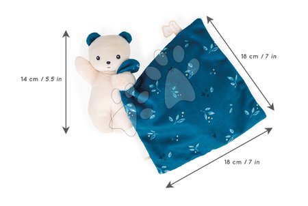 Alvókendők DouDou - Plüss mackó dédelgetéshez Bear Carré Doudou Kaloo - 4