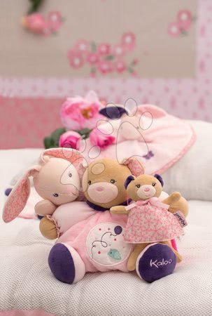 Jucării de alint și de adormit - Iepuraş de pluş pentru dormit Petite Rose-Doudou Girly Rabbit Kaloo - 3