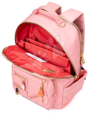 Jeune Premier - Organizzatore per zaino scolastico Organiser Backpack Bobbie Smiley Cherry Red Jeune Premier_1