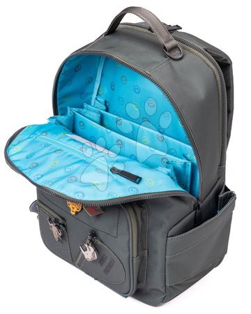 Juguetes creativos y didácticos - Organizador para mochila escolar Organiser Backpack Bobbie Smiley Blue Jeune Premier_1