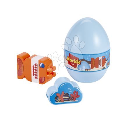 Stavebnice Abrick - Set stavebnice Vajíčko se zvířátky Animals Eggs Écoiffier - 2