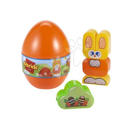 Stavebnice Abrick - Set stavebnice Vajíčko se zvířátky Animals Eggs Écoiffier - 1