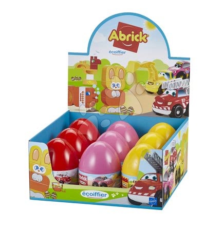 Abrick building toys - Construction set in an egg Fast cars Abrick Écoiffier - 6