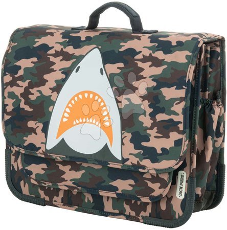 Teczki szkolne - Szkolna aktówka Schoolbag Paris Large Camo Shark Jack Piers - 2