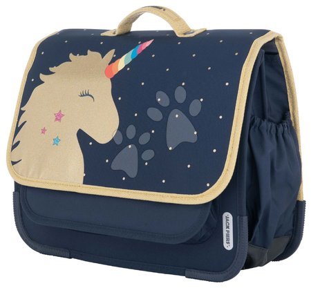 Školní aktovky - Školní aktovka Schoolbag Paris Large Unicorn Polkadots Jack Piers - 1