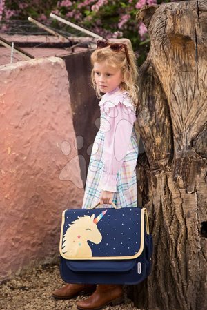 Školní aktovky - Školní aktovka Schoolbag Paris Large Unicorn Polkadots Jack Piers - 4