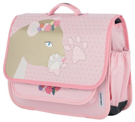 Školní aktovky - Školní aktovka Schoolbag Paris Large Flower Leopard Jack Piers - 1