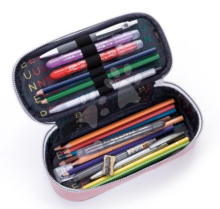 Školní penály - Školní penál Pencil Box Cherry Pompon Jeune Premier - 1