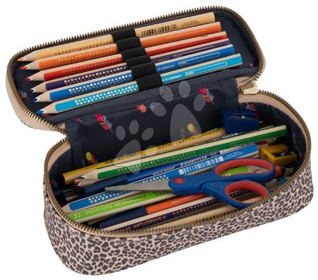 Školní penály - Školní penál Pencil Box Leopard Cherry Jeune Premier - 1