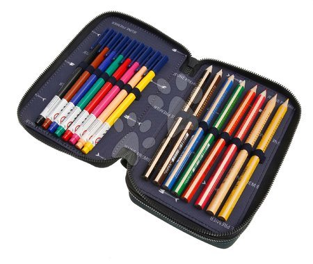 Školní penály - Školní penál Pencil Box Filled Monte Carlo Jeune Premier - 1