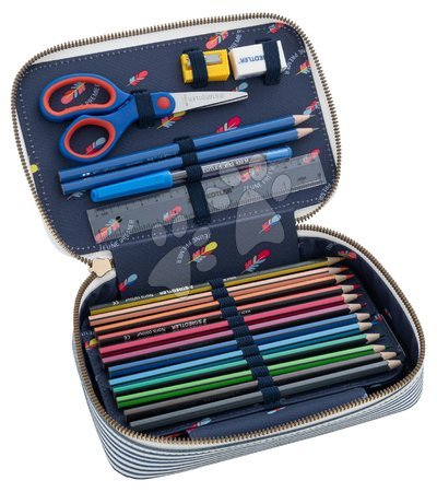 Školní penály - Školní penál Pencil Box Filled Glazed Cherry Jeune Premier - 2