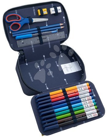 Školní penály - Školní penál Pencil Box Filled Twin Rex Jeune Premier - 3