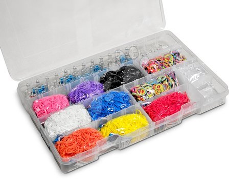 Gomitas Loom Bands - Caja de regalo Starter Kit Gift Box Medium Rainbow Loom_1